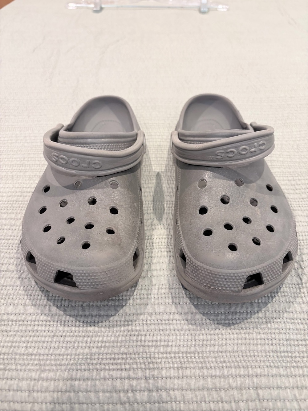 CROCS Kids Classic Clog in Light Gray